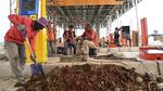 Penampakan Terkini Pembangunan Gerbang Tol Cikampek Utama