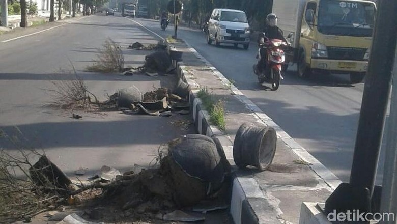 Pria Bertangan Jahil Hancurkan 4 Pot Bunga Besar di Jalanan Situbondo Pria Bertangan Jahil Hancurkan 4 Pot Bunga Besar di Jalanan Situbondo