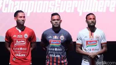 Ini Dia Skuat dan Jersey Persija 2019