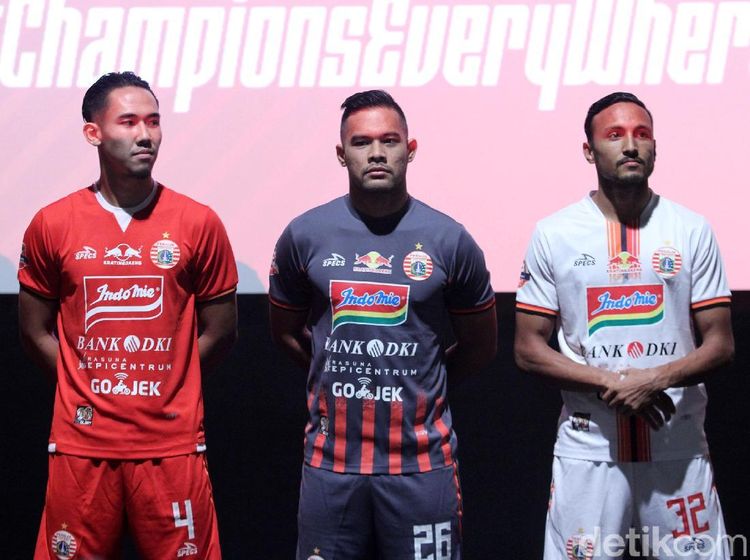Ini Dia Skuat dan Jersey Persija 2019