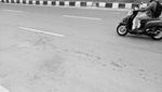TKP Remaja Tewas Diserang Geng Motor di Setiabudi Berceceran Bercak Darah