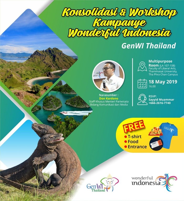 Di Thailand, Kemenpar Perkuat Peran GenWI