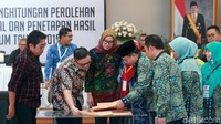 Berdasarkan hasil rekapitulasi, Jokowi-Maruf mendapat 3.279.547 dan Prabowo-Sandi 3.066.137.