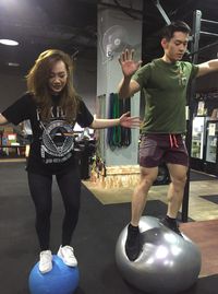 Mahendra Arditirta yang nggak bosan latihan demi sehat dan menang kompetisi crossfit. (Foto: Dok. Pribadi Mahendra Arditirta)