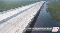 Sedangkan Pematang Panggang-Kayu Agung mencapai 77 km atau ditotal menjadi 189 km. Dok. PT Hutama Karya (Persero).