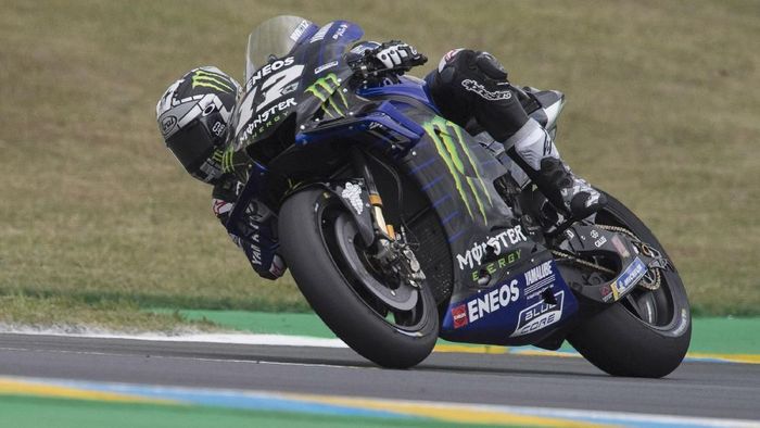 Maverick Vinales yang tercepat di FP3 MotoGP Prancis. (Foto: Mirco Lazzari gp/Getty Images) Maverick Vinales yang tercepat di FP3 MotoGP Prancis. (Foto: Mirco Lazzari gp/Getty Images)