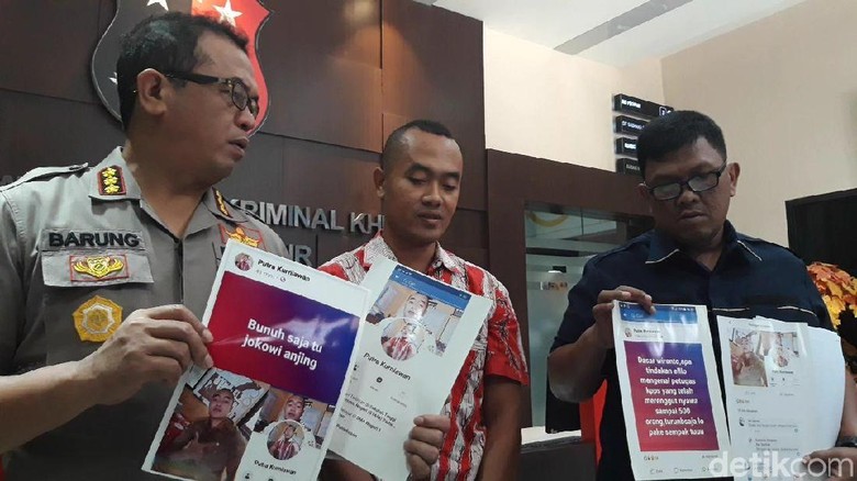 Guru Honorer yang Ancam Bunuh Jokowi Sempat Tantang Polisi Guru Honorer yang Ancam Bunuh Jokowi Sempat Tantang Polisi