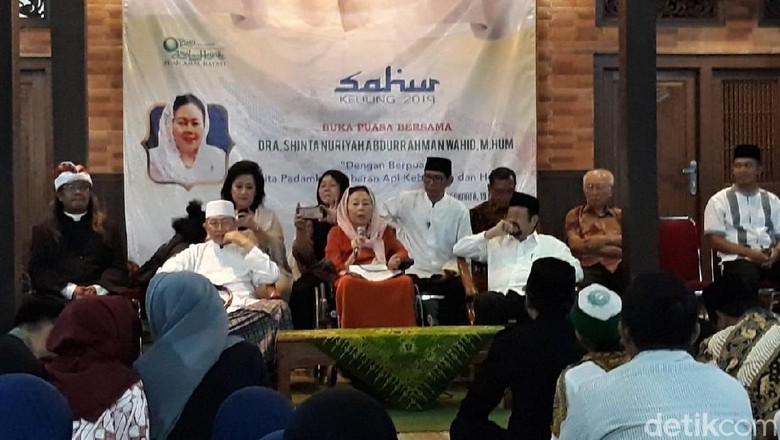 Jelang 22 Mei, Istri Gus Dur Imbau Masyarakat Tetap Tenang Jelang 22 Mei, Istri Gus Dur Imbau Masyarakat Tetap Tenang