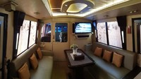 Ini jeroan bis mewah buat mudik. Istimewa.