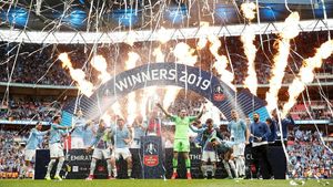 Manchester City Pesta di Wembley