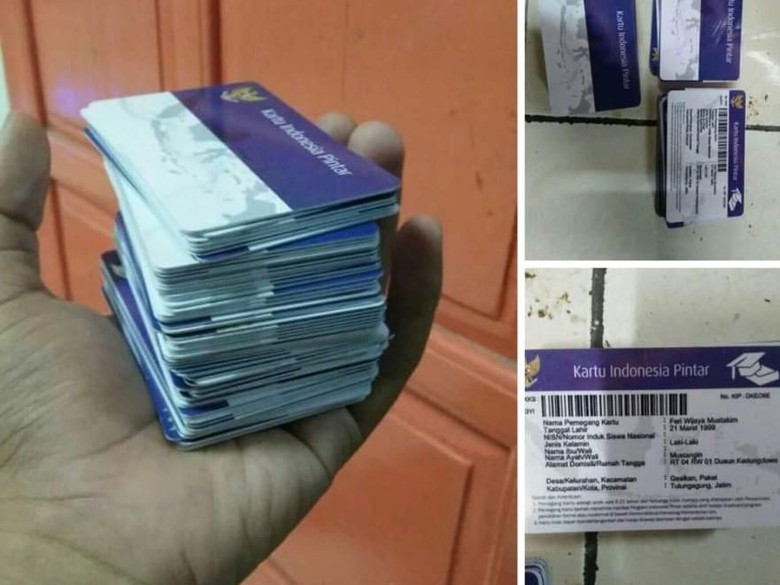 Kartu Indonesia Pintar Ditemukan Tercecer di Jalanan Kabupaten Kediri Kartu Indonesia Pintar Ditemukan Tercecer di Jalanan Kabupaten Kediri