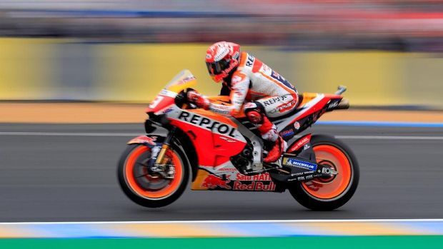 MotoGP Prancis: Dovizioso Ogah Ambil Risiko Kejar Marquez