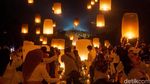 Cantiknya Borobudur Saat Disinari Ribuan Lampion Waisak