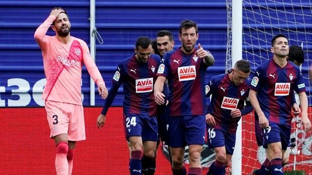 Messi Dua Gol, Barcelona Gagal Kalahkan Eibar