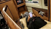 Pemudik juga bisa merasakan nyamannya pakai kereta mewah, sleeper train bertarif Rp 1,5 juta Istimewa.