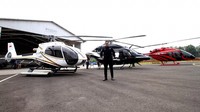 PT Whitesky Aviation menawarkan mudik mewah pakai helikopter. Istimewa.