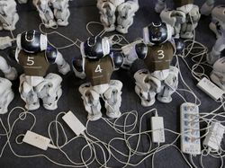 Gol! Begini Serunya Robot Main Sepakbola