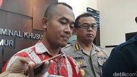 Hairil Anwar diamankan oleh Subdit V Cyber Crime Polda Jatim.