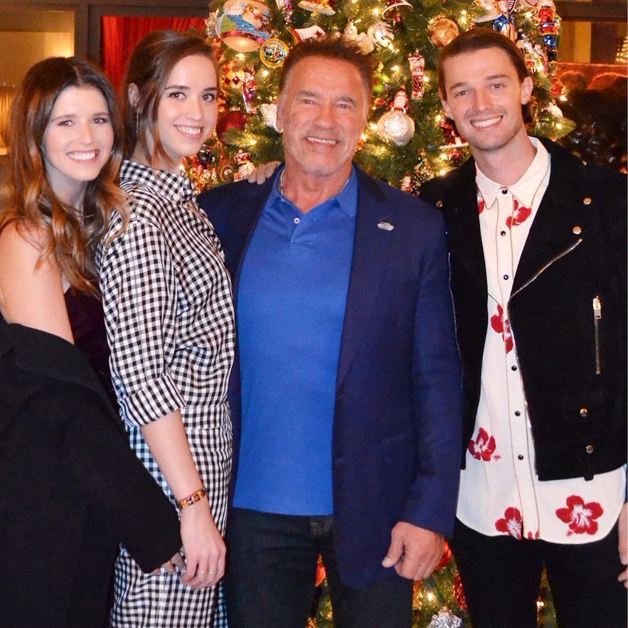 Arnold Schwarzenegger dan anaknya