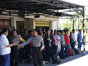 26 Orang Diduga Ikut Aksi 22 Mei Akhirnya Dipulangkan Polisi Banyuwangi