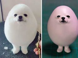 Gemas! Ketika Meme Hewan Dijadikan Karya Patung 3D