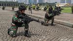 TNI Pamer Teknik Fast Roping untuk Pengamanan 22 Mei