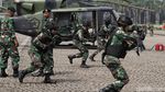 TNI Pamer Teknik Fast Roping untuk Pengamanan 22 Mei