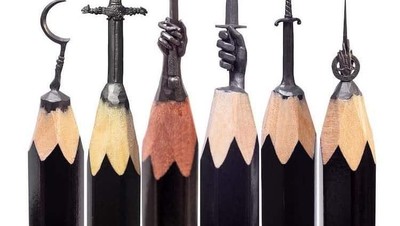 Kreatif Nih, Ujung Pensil Bisa Dibentuk ala Game Of Thrones