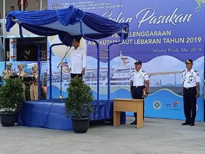 Menhub Resmi Membuka Posko Kapal Laut Mudik Lebaran 2019