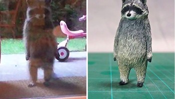 Si rakun sedang memperhatikanmu. (Foto: Twitter/Meetisaai)