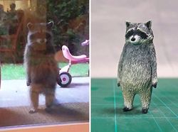 Gemas! Ketika Meme Hewan Dijadikan Karya Patung 3D