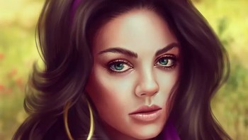 Transformasi Mila Kunis jadi Esmeralda di The Hunchback of Notre-Dame. Keren ya? (Foto: Dok @helen_morgun)