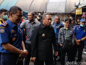 Pasar Kosambi Kebakaran Hebat, Wawali Bandung Minta Audit Bangunan
