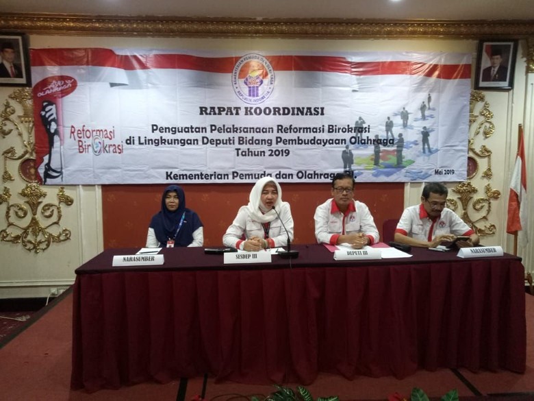 Kemenpora Gelar Rakor Bahas soal Reformasi Birokrasi Kemenpora Gelar Rakor Bahas soal Reformasi Birokrasi