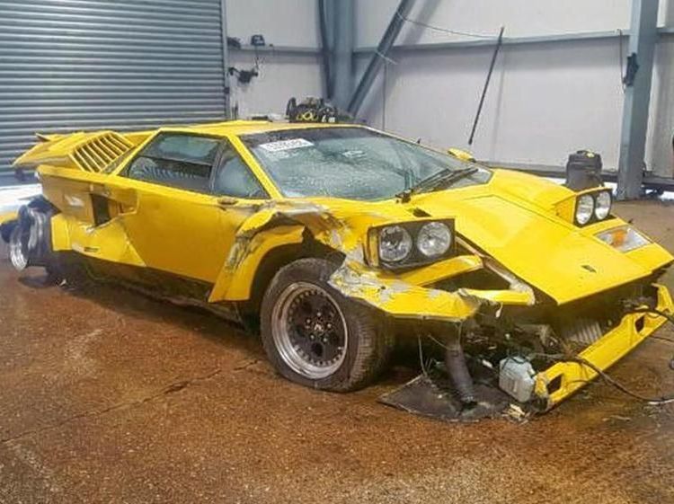 Wujud Lamborghini Remuk yang Dilelang Rp 5 Miliar