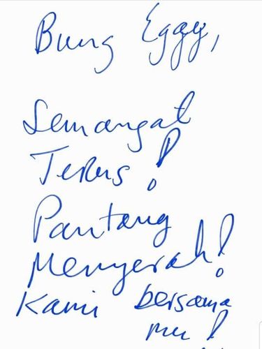 Tak Bisa Besuk, Prabowo Titip Salam Perjuangan ke Eggi Via Note