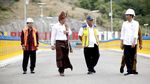 Momen Jokowi Resmikan Bendungan Rotiklot di NTT