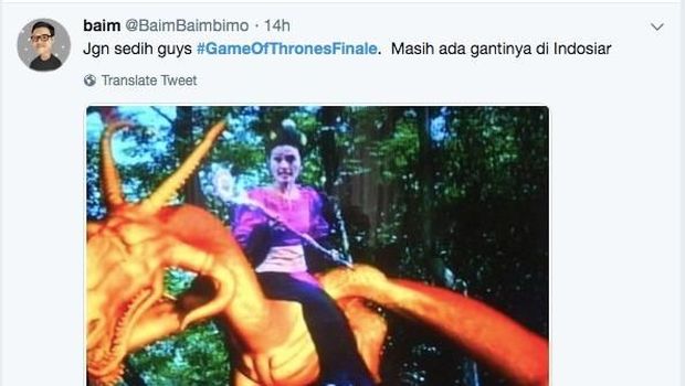 Twitter netizen indonesia tentang GOT
