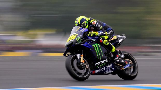 Valentino Rossi tertinggal 23 poin dari Marc Marquez di klasemen MotoGP 2019.