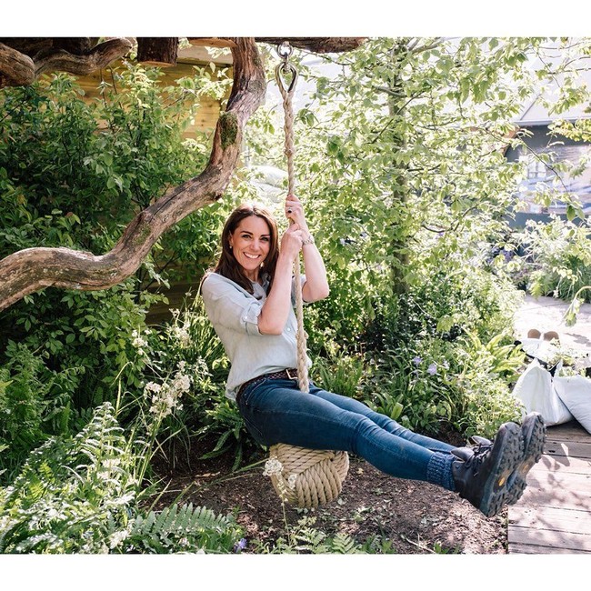 Dalam mendesain taman ini, Kate dibantuk desainer Adam White dan Andree Davies. Foto: Dok. Instagram/Kensington Royal