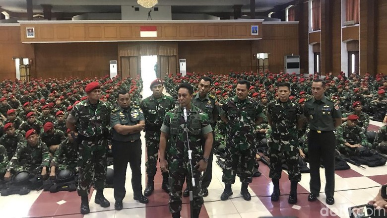 Amankan 22 Mei, TNI AD Siapkan 16.882 Prajurit di Jakarta Amankan 22 Mei, TNI AD Siapkan 16.882 Prajurit di Jakarta