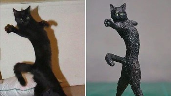  Beberapa hewan yang ia jadikan inspirasi membuat patung antara lain adalah kucing, anjing, burung, dan masih banyak lagi. (Foto: Twitter/Meetisaai)