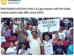 Meme Madrid Kalah di Laga Tutup Musim: Thanos Sampai Ronaldo