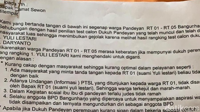 Contoh Surat Pernyataan Pengunduran Diri Dari Ketua Rt