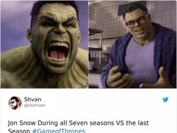 Meme Kocak Ending Game of Thrones, Hulk & Thanos Ikut Muncul
