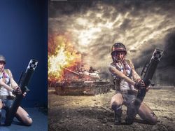 Foto Mencengangkan Sebelum dan Sesudah Edit Photoshop