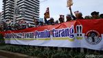 Penampakan Massa Demo Lawan Pemilu Curang di Bawaslu