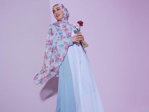 Tutorial Hijab Syari untuk Lebaran, Cocok Dipadukan dengan Dress