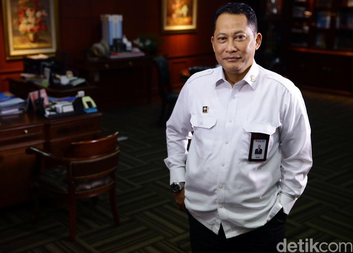 Detikcom Blak-blakan bersama Kepala Bulog Budi Waseso di Jakarta, Selasa (21/5/2019).