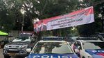 Foto Spanduk-spanduk Ucapan Selamat Prabowo Presiden di Kertanegara